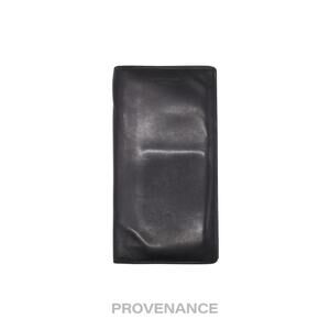 🔴 Saint Laurent Paris SLP Long Wallet - Black Calfskin Leather